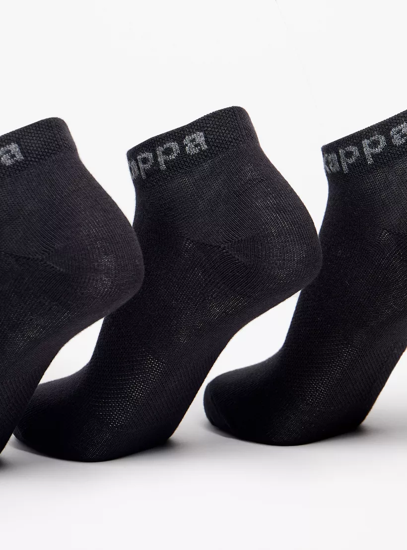 Kappa Solid Ankle black Length Sports Socks -2