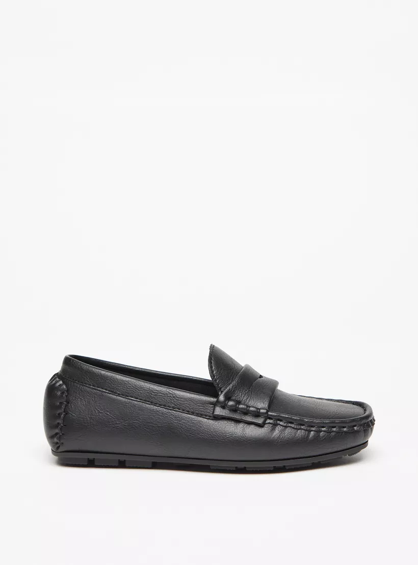 LBL by Shoexpress Solid Slip-On Loafers-2