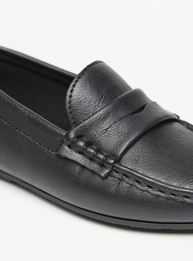 LBL by Shoexpress Solid Slip-On Loafers-5