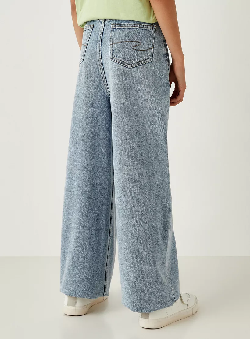 Lee Cooper Girls' Solid Jeans-4