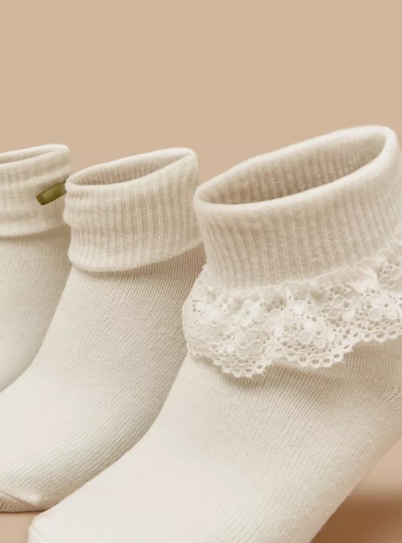 Little Missy Assorted Ankle Length Socks - 2