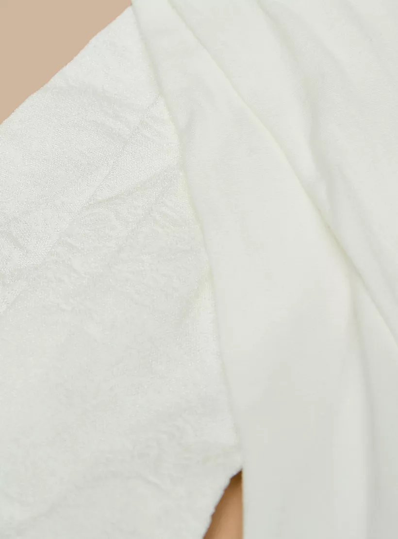 Little Missy Solid Tights with Elasticated Hem -4