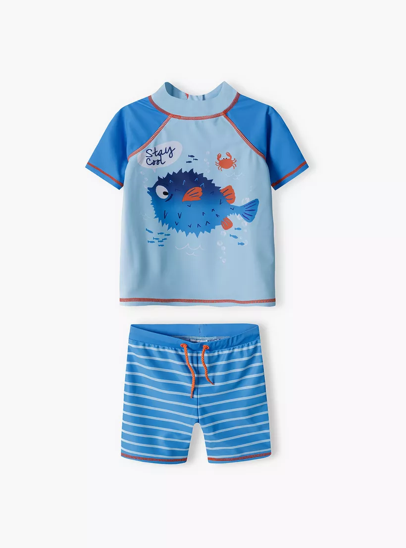 Minoti 2-Piece Rash Printed T-Shirt & Shorts Set-3