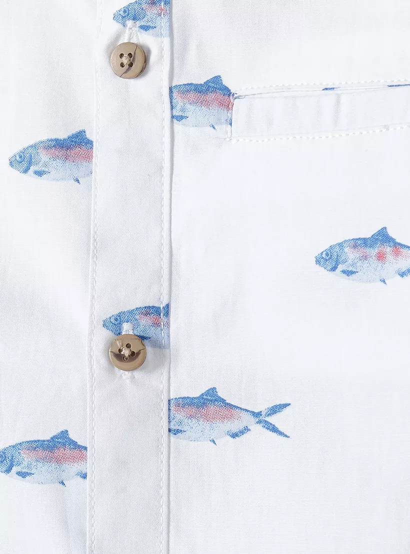 Minoti All-Over-Printed Short Sleeves Shirt-4