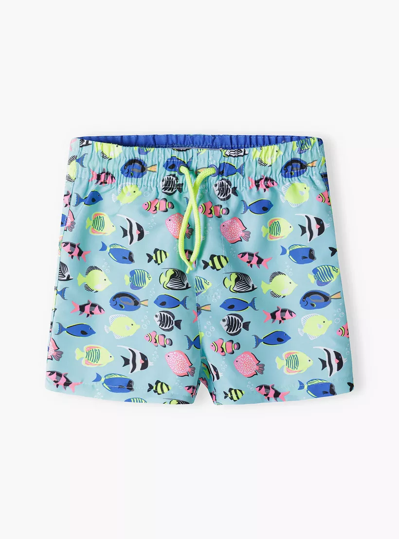 Minoti Printed Board Shorts-fish-2