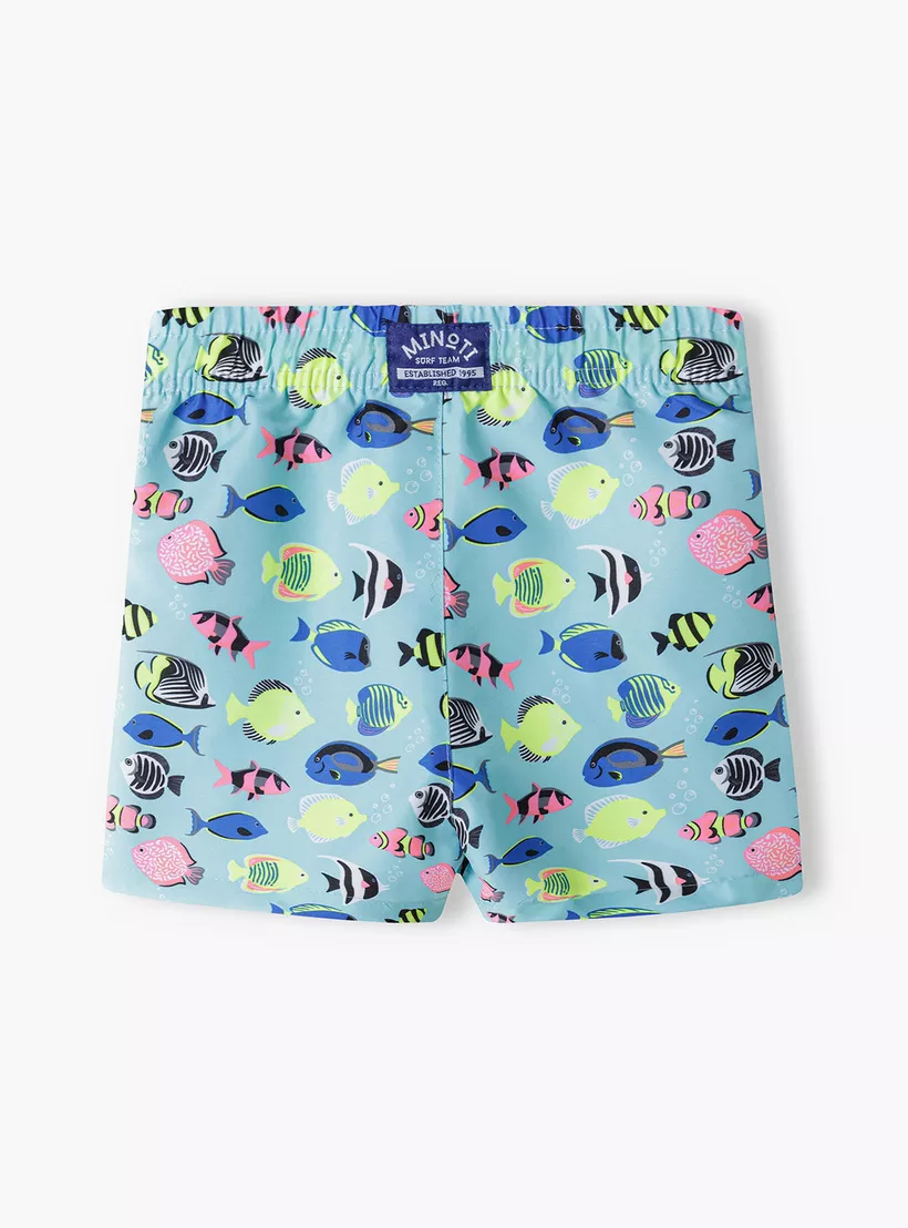 Minoti Printed Board Shorts-fish-3