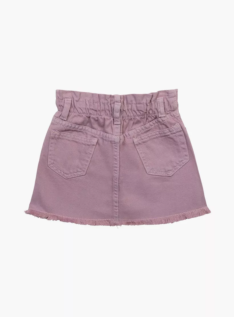 Minoti Solid Denim Skirt-5