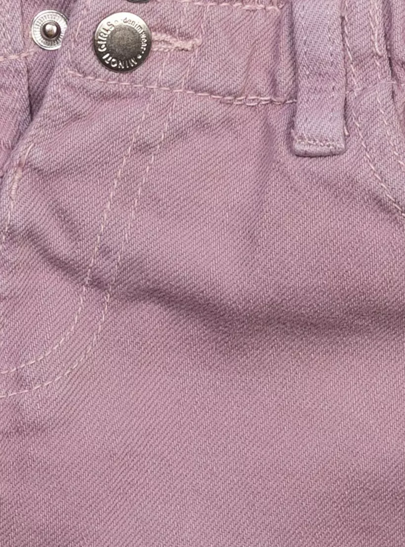 Minoti Solid Denim Skirt-6