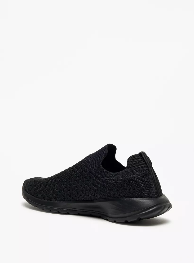 Oaklan by Shoexpress black Textured Slip-2