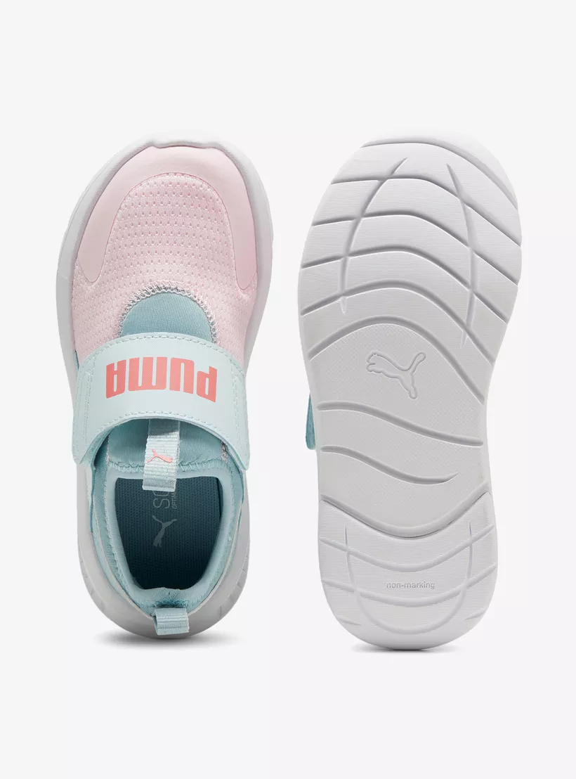Puma Girls' Sports Shoes with Hook and Loop Closure - 4