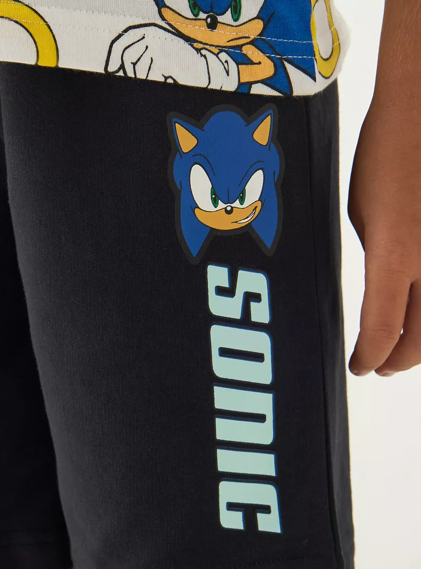 Sonic-the-Hedgehog-Print-T-shirt-and-Shorts-Set-5