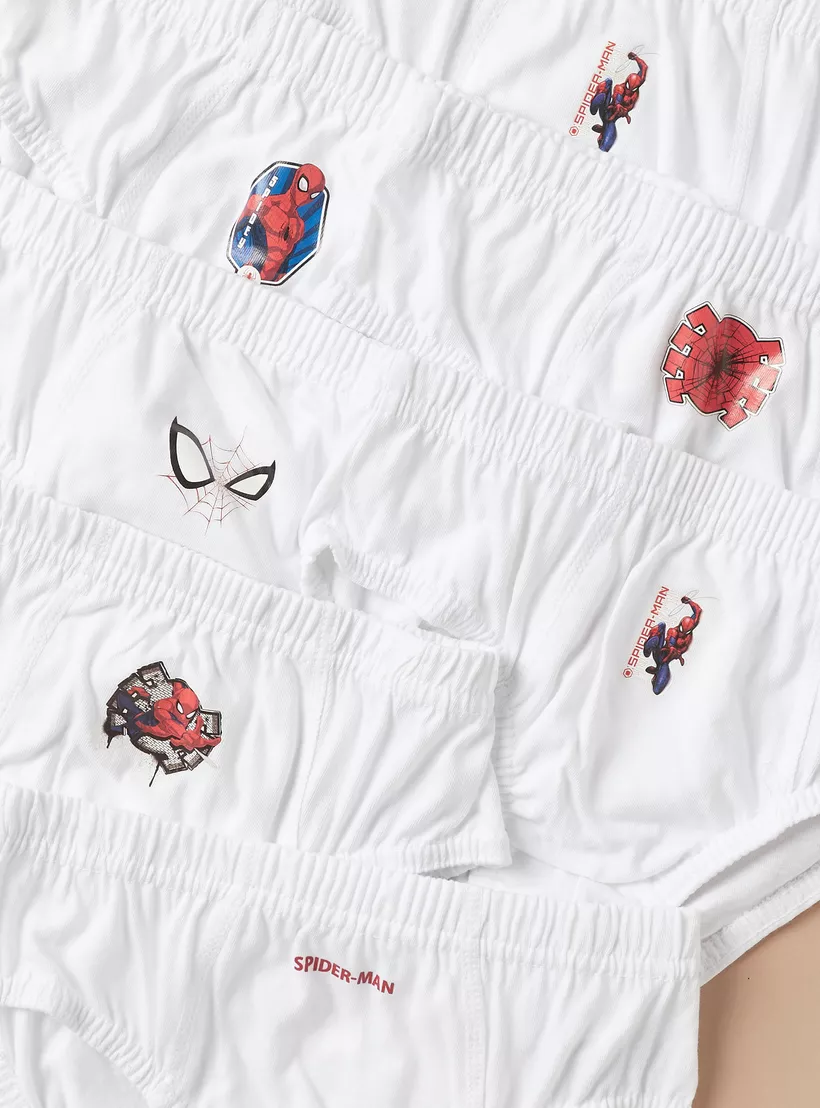 Spider-Man Print Briefs with Elasticated Waistband - 3
