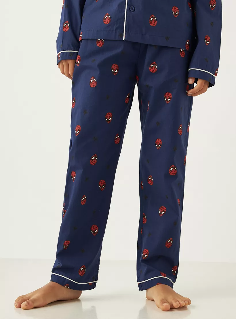 Spider-Man-Print-Shirt-and-Pyjama-Set-2