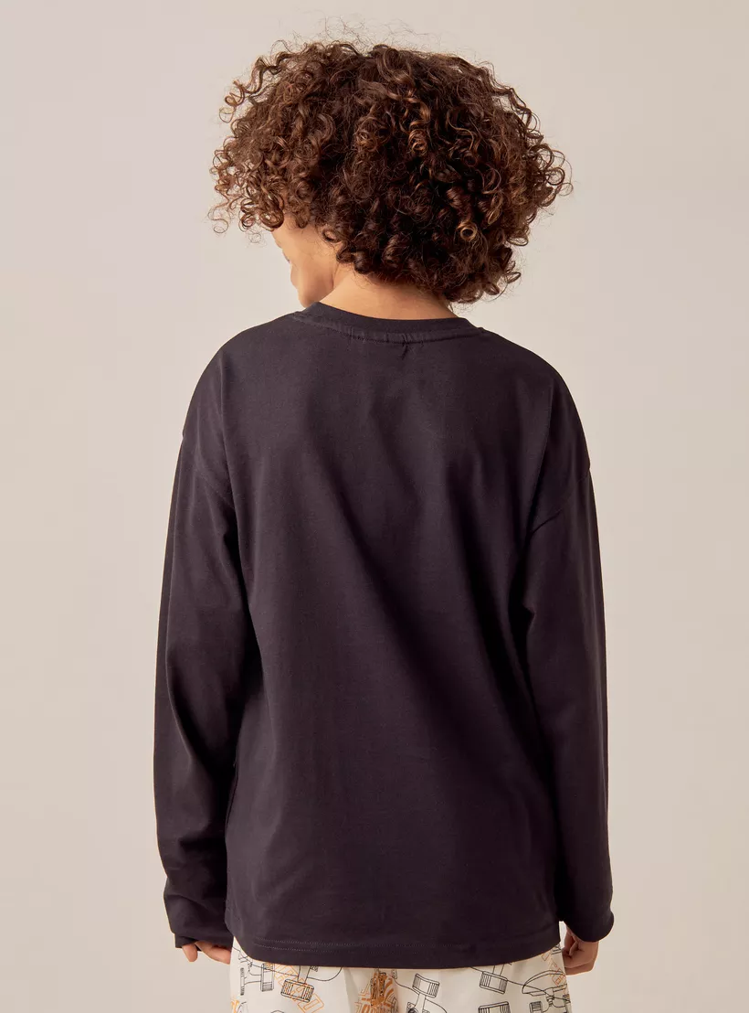 Spider-Man T-shirt with Long Sleeves-3