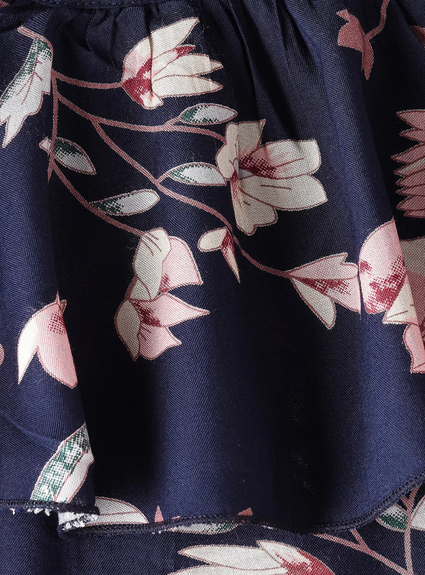 UniqKidz Floral Printed Cap Sleeves Dress-3