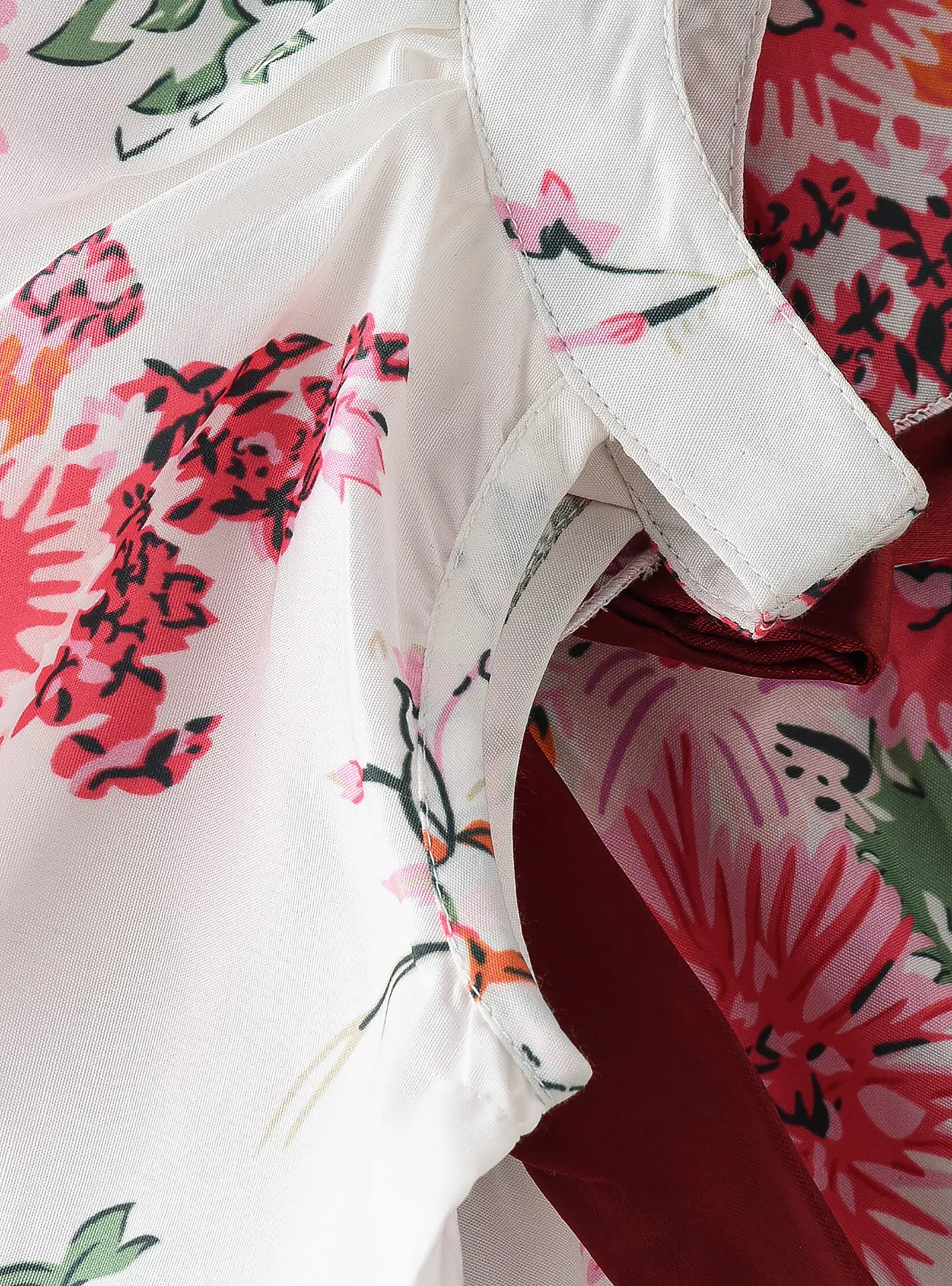 UniqKidz Floral Printed Cap Sleeves Dress-4