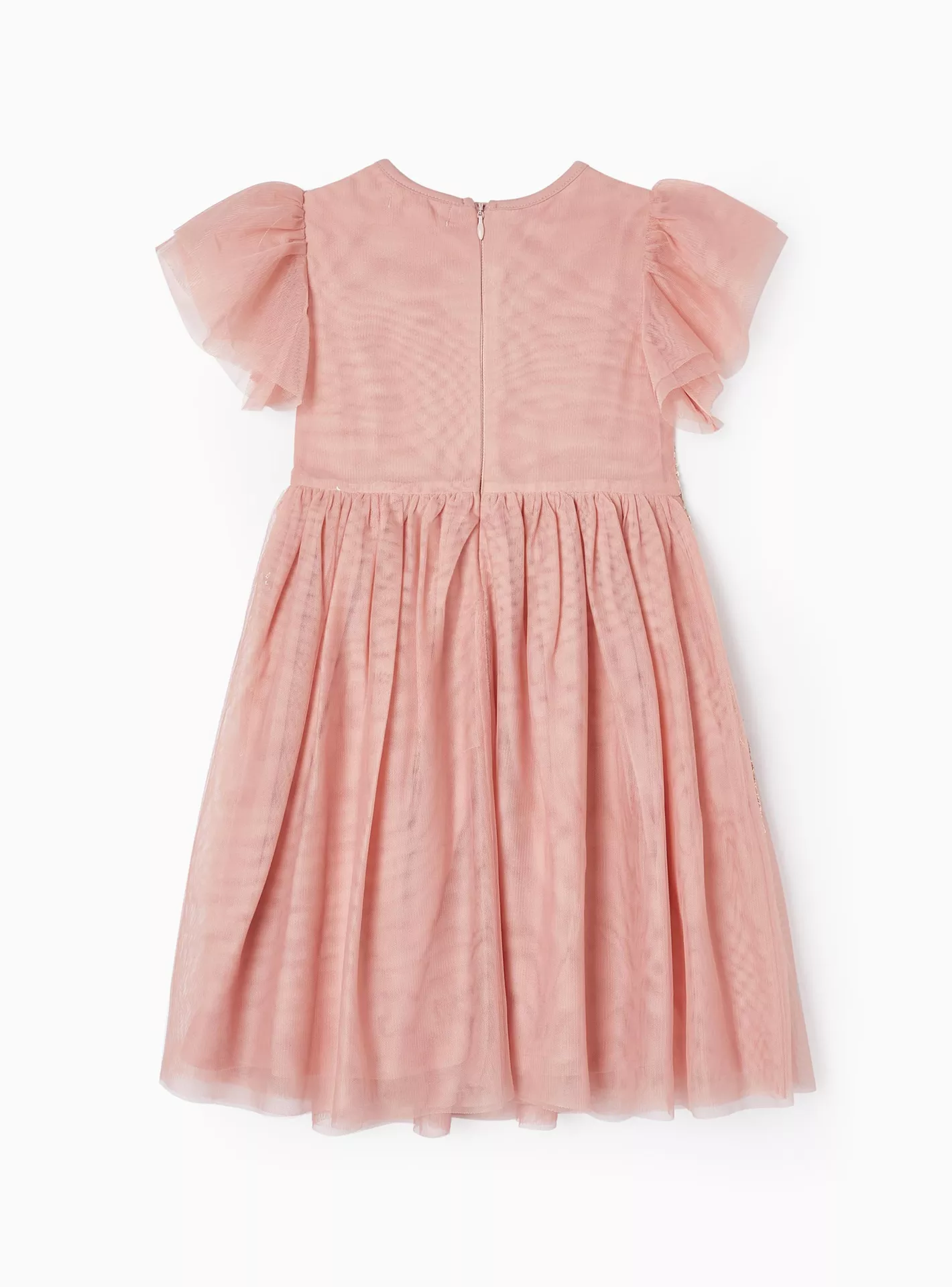 Zippy Embellished Cap Sleeves Dress-2