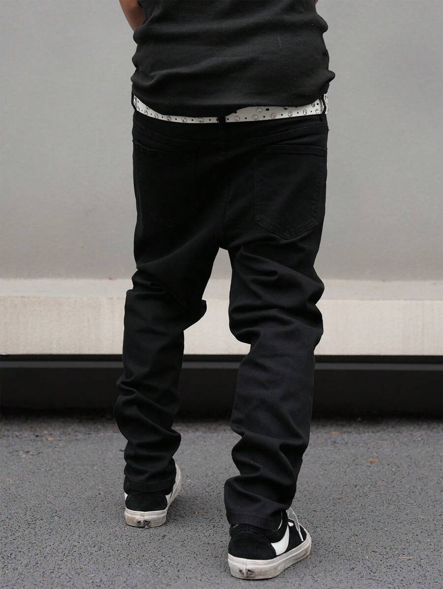 Manfinity EMRG Men Straight-Leg Jeans With Pockets-2