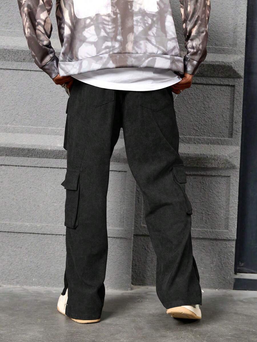 Manfinity Streetrush Vintage Corduroy Men's Loose Fit Straight Leg-2