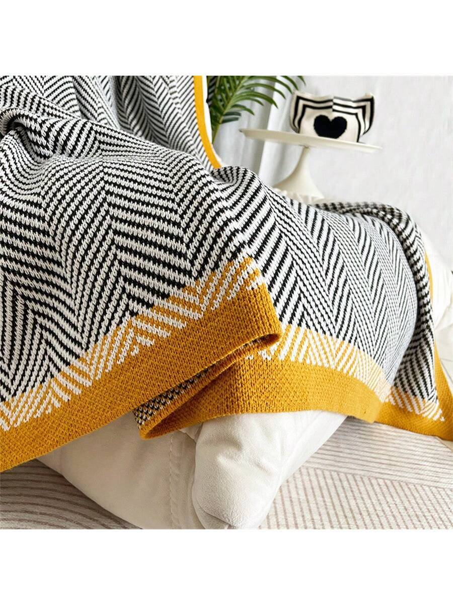 1pc Customized Nordic Style Living Room Sofa Blanket-2