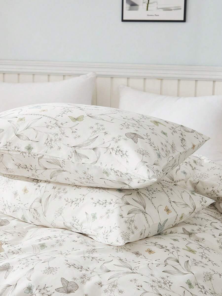 2 3pcs Floral Duvet Cover Set, Bedding, Soft And Skin-4