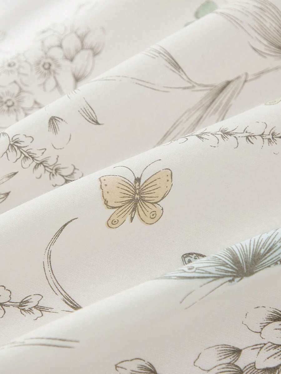 2 3pcs Floral Duvet Cover Set, Bedding, Soft And Skin-5
