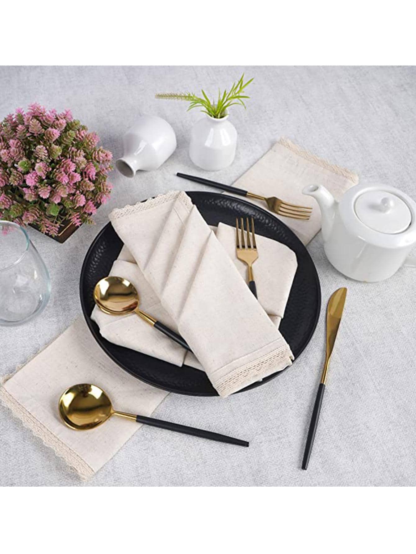 Apricot Color Napkin, Daily Casual Supplies-3