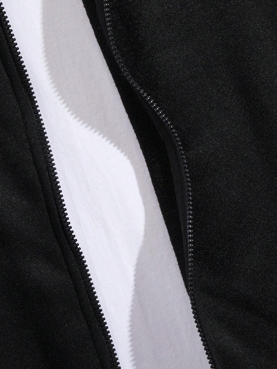 Manfinity Dauomo Men Zip Up Sweatshirt Without Tee-8