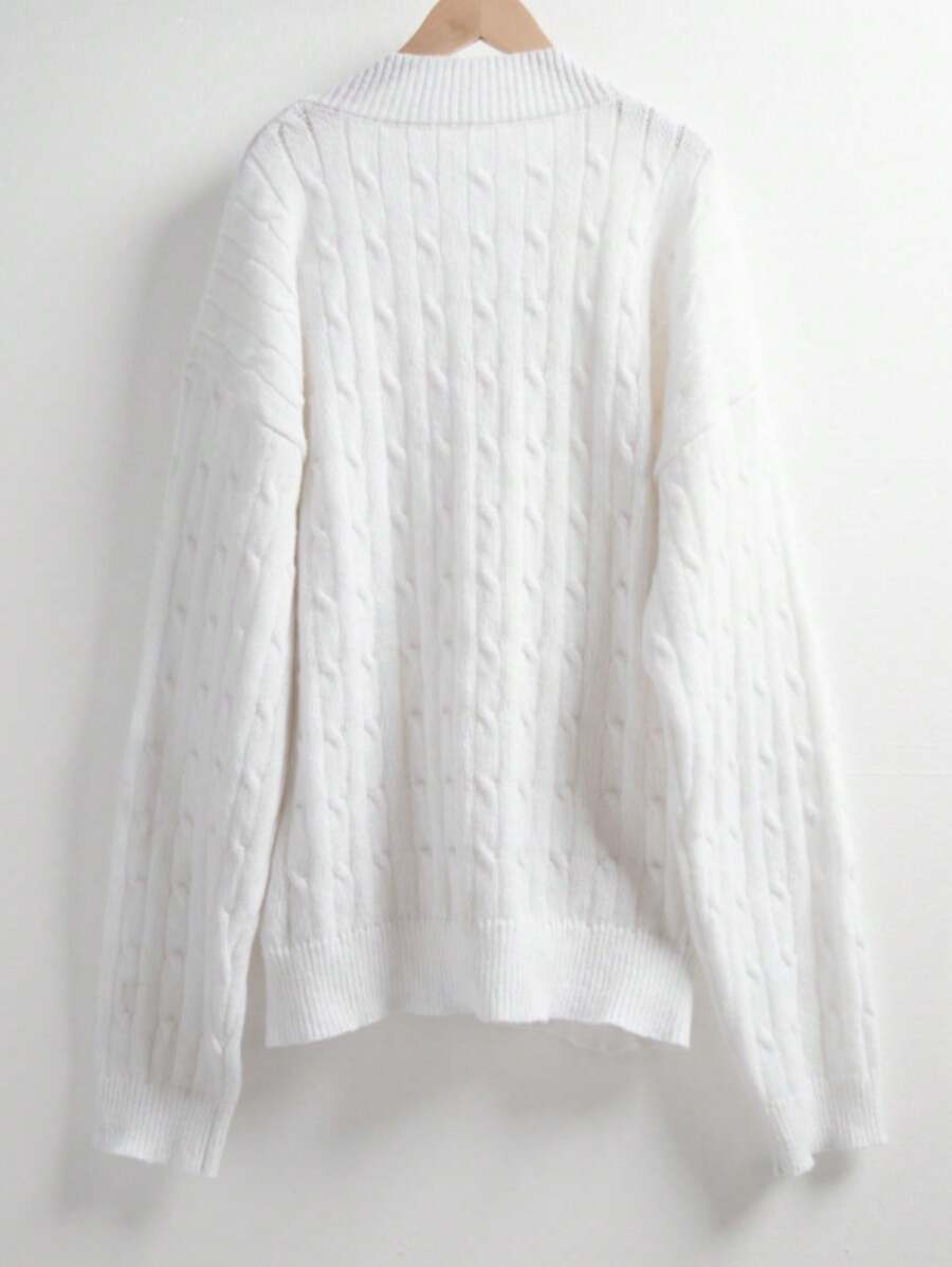 Manfinity Homme Men's Solid Color Casual Cardigan-2