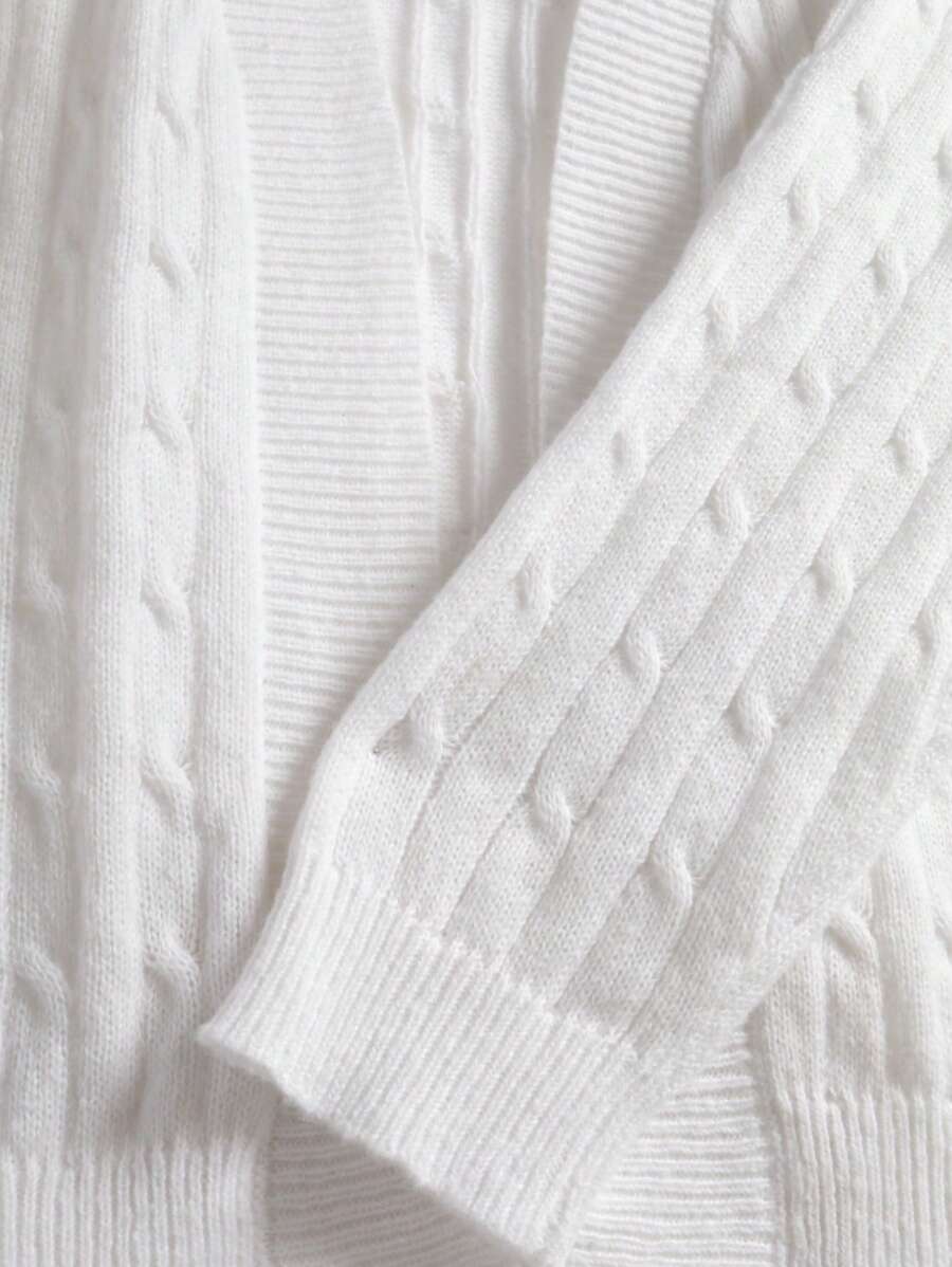 Manfinity Homme Men's Solid Color Casual Cardigan-3