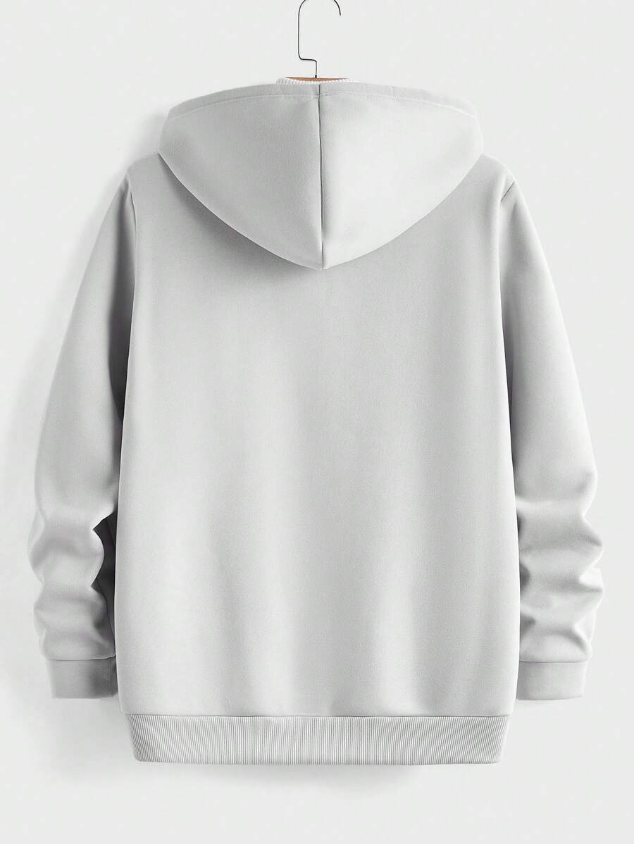 Manfinity Modomio Men's Knitted Fitted Casual Half-Zip Up-2