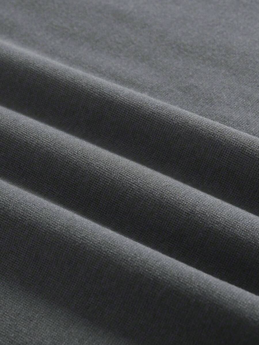 Men's Casual Letter Print Pullover Sweatshirt, Autumn-3