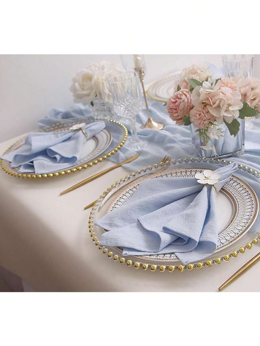 New Blue Napkin, Wedding Decoration Napkin, Home Decor Napkin-3