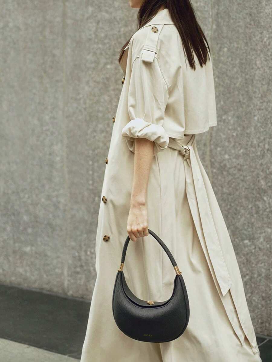 New Fashion, Simple, Versatile Crescent Bag, Shoulder Bag-4