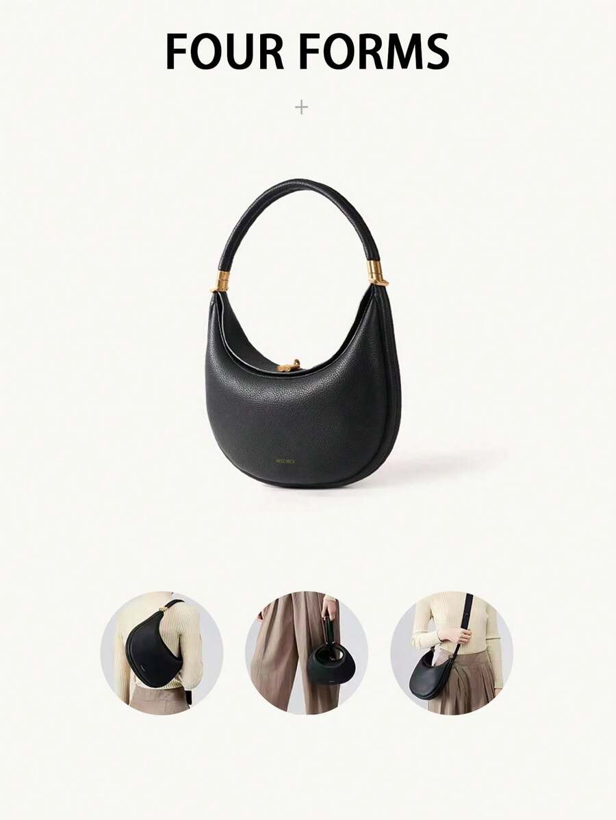 New Fashion, Simple, Versatile Crescent Bag, Shoulder Bag-7