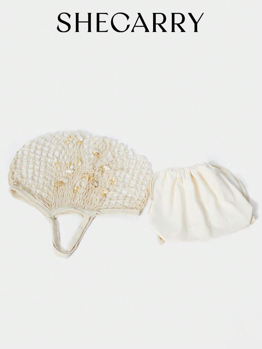 SHECARRY Women's Simple Casual Solid Color Shoulder Bag, Minimalist Fashion-5