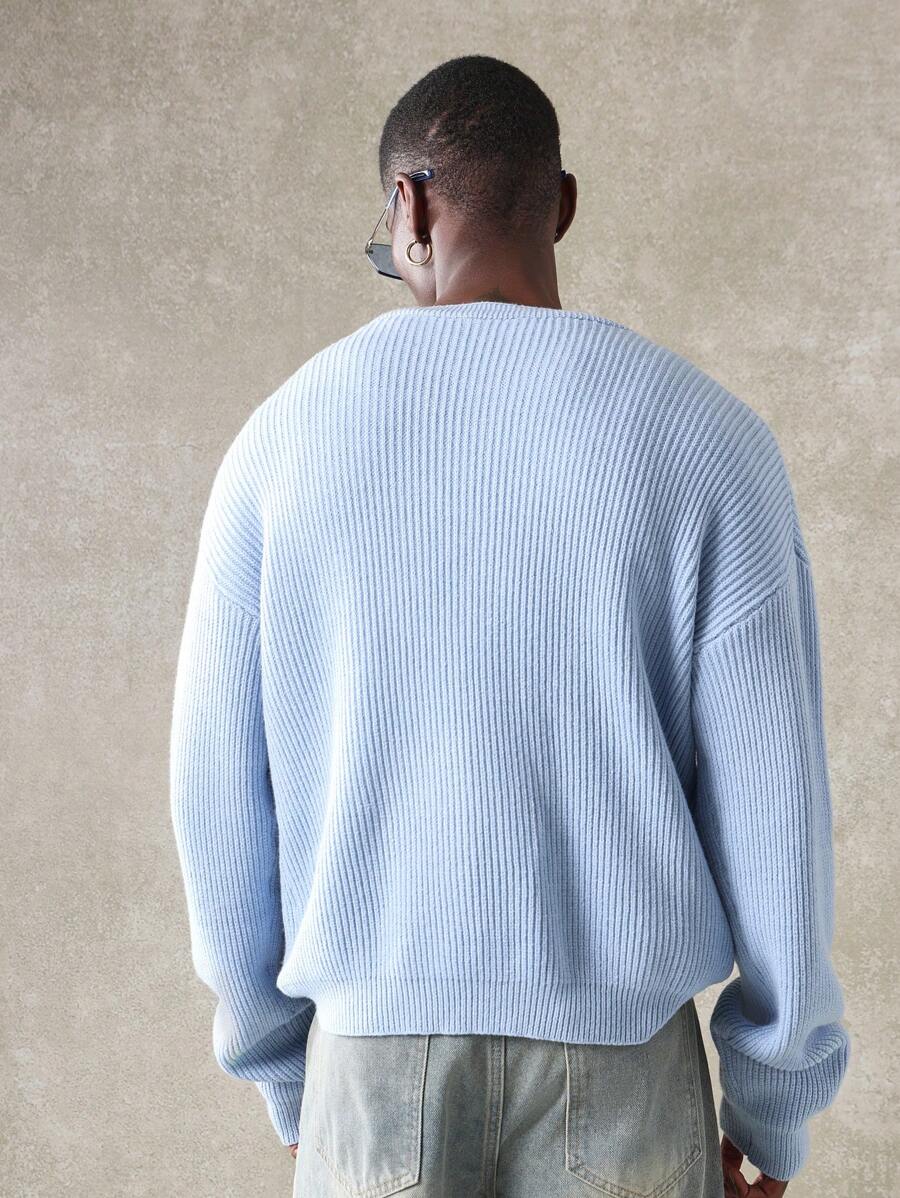 SUMWON Regular Fit Crop Knitted Cardigan-3