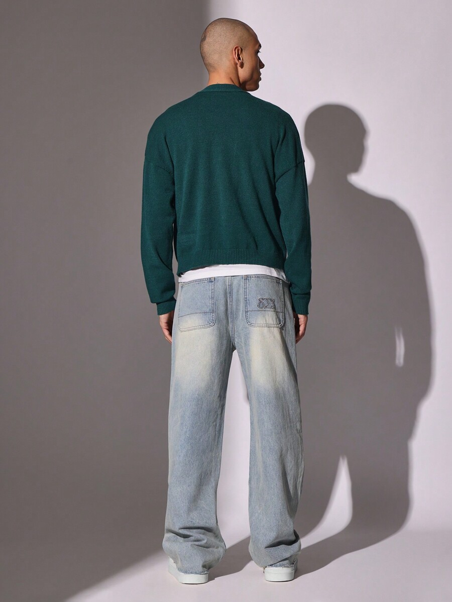 SUMWON St. Patricks Day Classic V-Neck Button Cardigan Traditional Irish-5