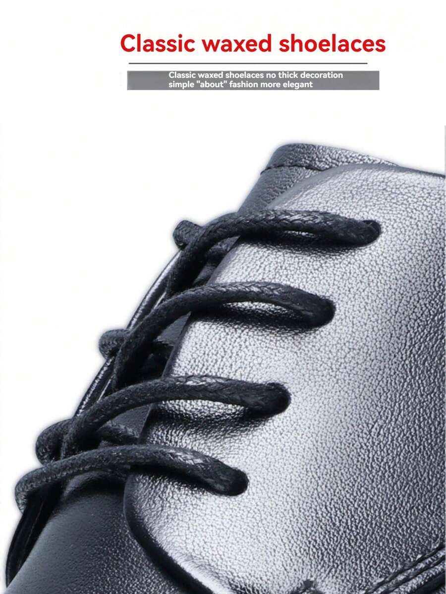 Summer High Rise Leather Shoes, Business Dress High Rise Shoes-5