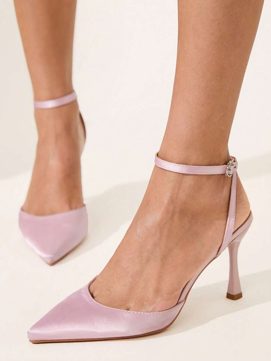 CUCCOO CHICEST Women's Pointed Toe Stilettos, Elegant All-Match baby pink-5