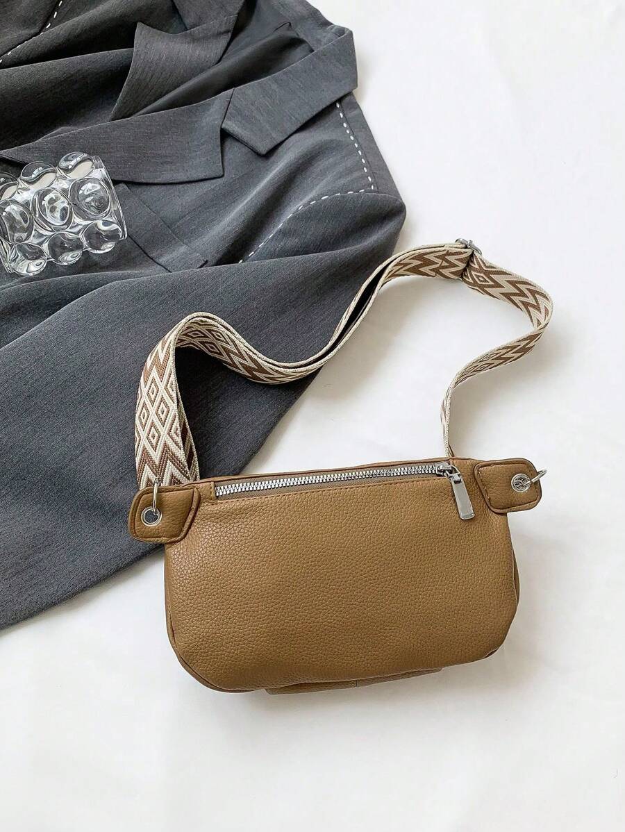 Chain Waist Bag Multifunctional Chest Bag Unisex Sports Shoulder Messenger Bag-8