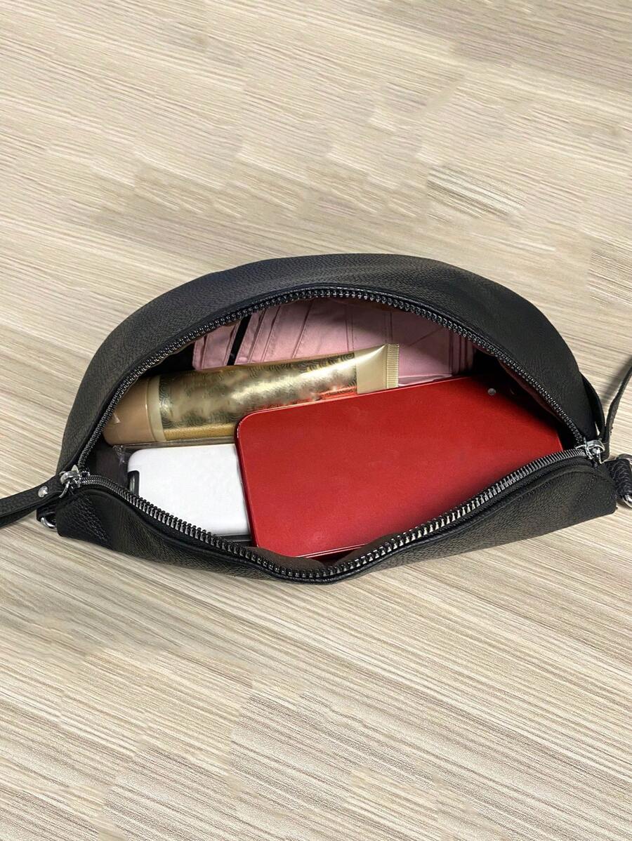 Fashionable And Simple Soft Leather Chest Bag Crossbody Bag Shoulder Bag-7