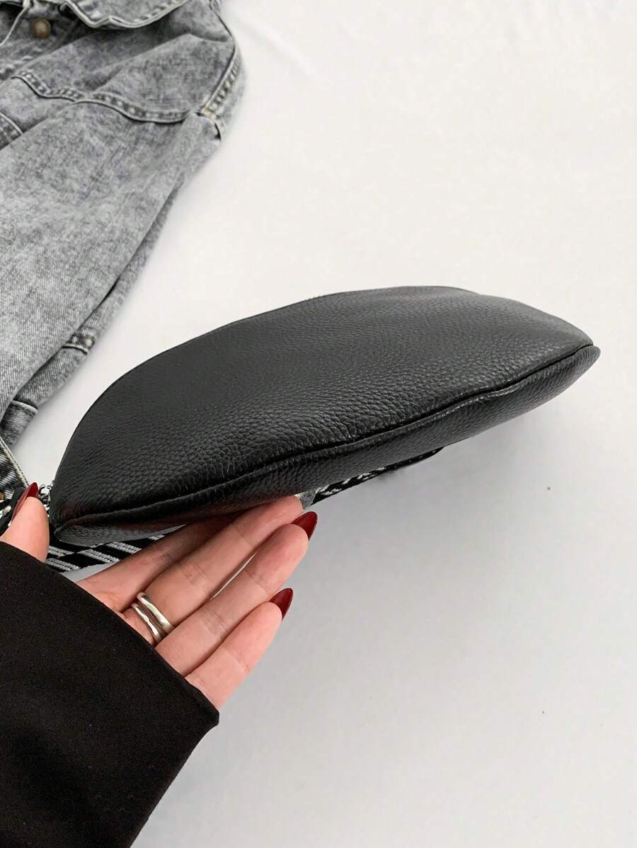 Fashionable And Simple Soft Leather Chest Bag Crossbody Bag Shoulder Bag-9