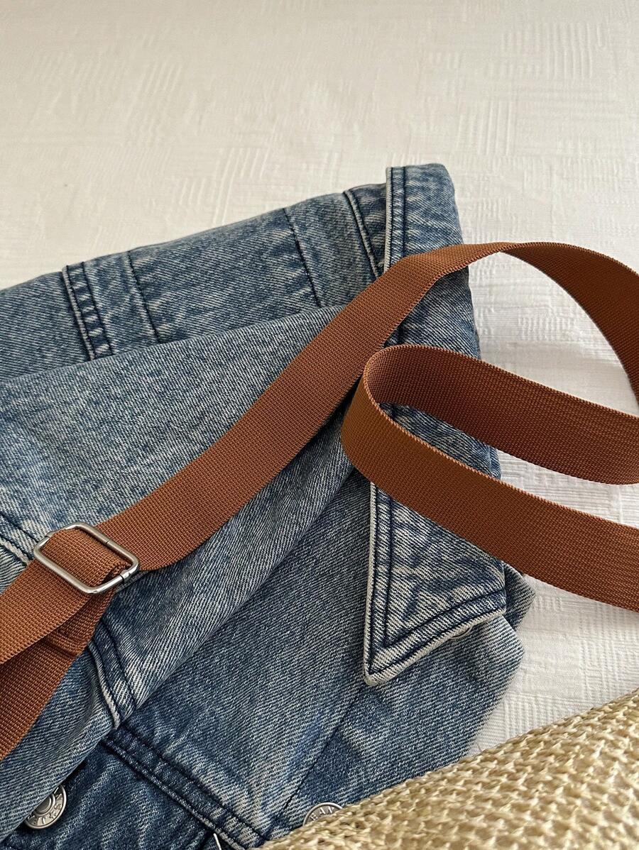 Fashionable Woven Women Handbag, Hollow Out Crossbody Bag-7
