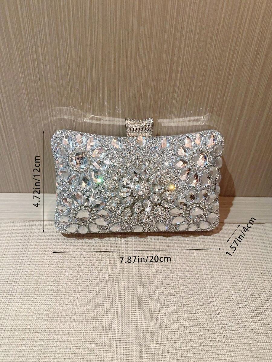 Lightweight, Business Casual Rhinestone Decor Bucket-6