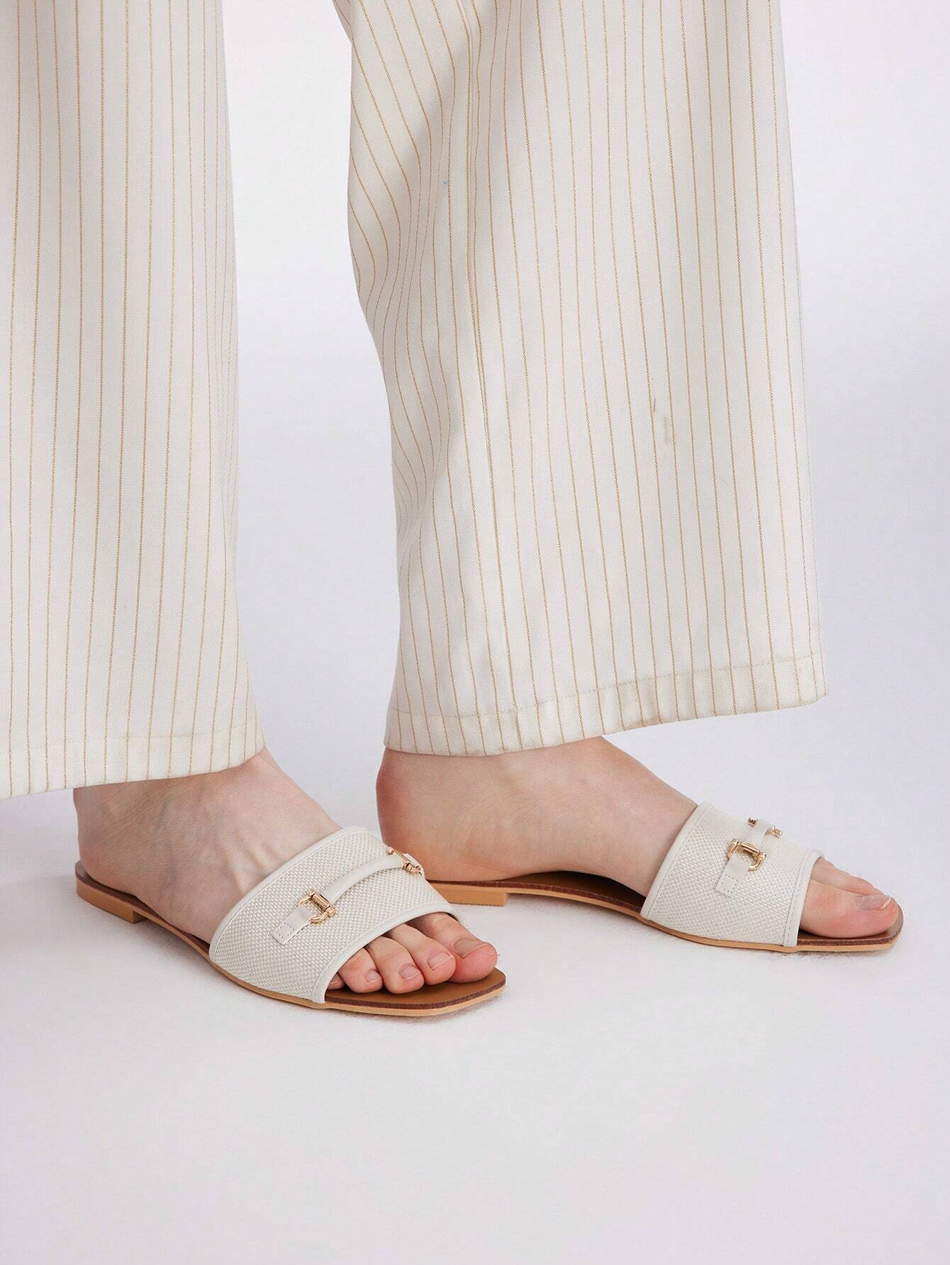 MOTF PREMIUM WOVEN WOMEN'S FLAT SANDALS VACATION SHOES-8