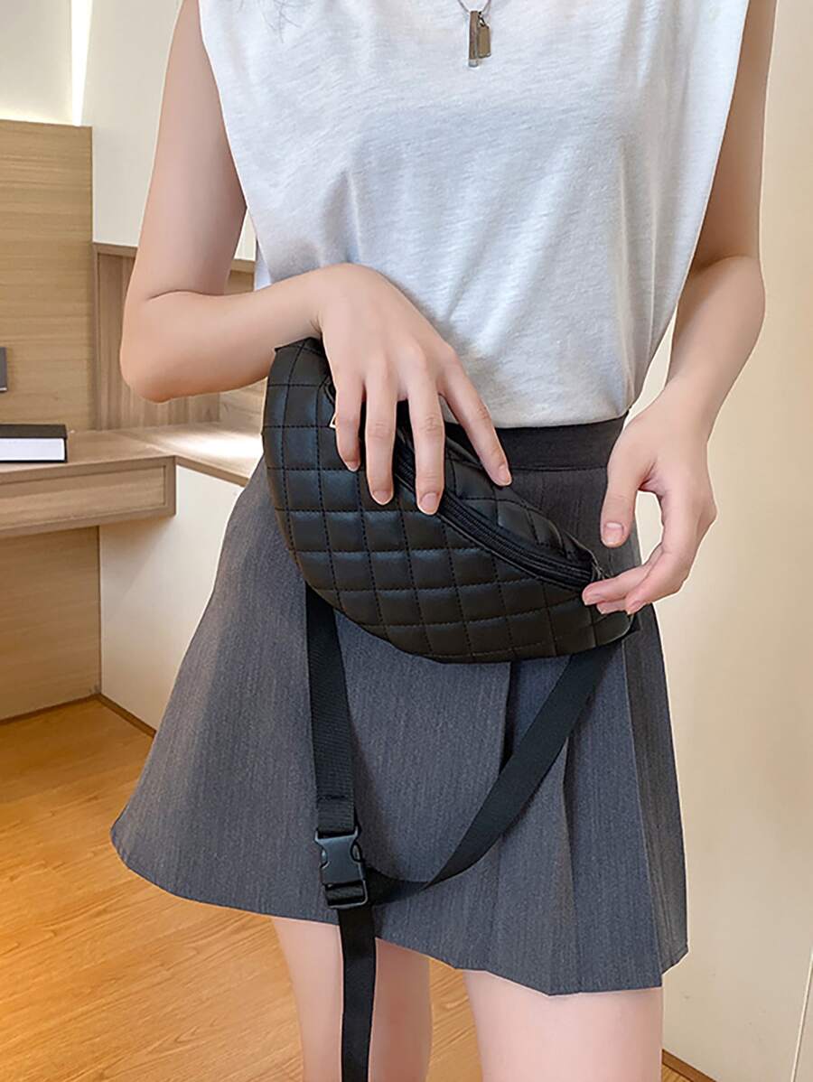 Quilted Detail Fanny Pack-4