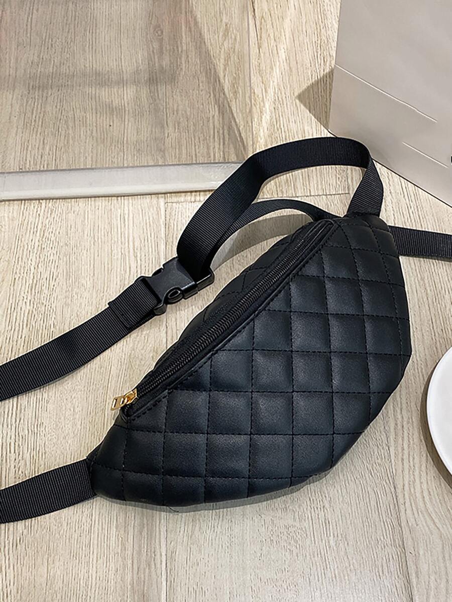 Quilted Detail Fanny Pack-5