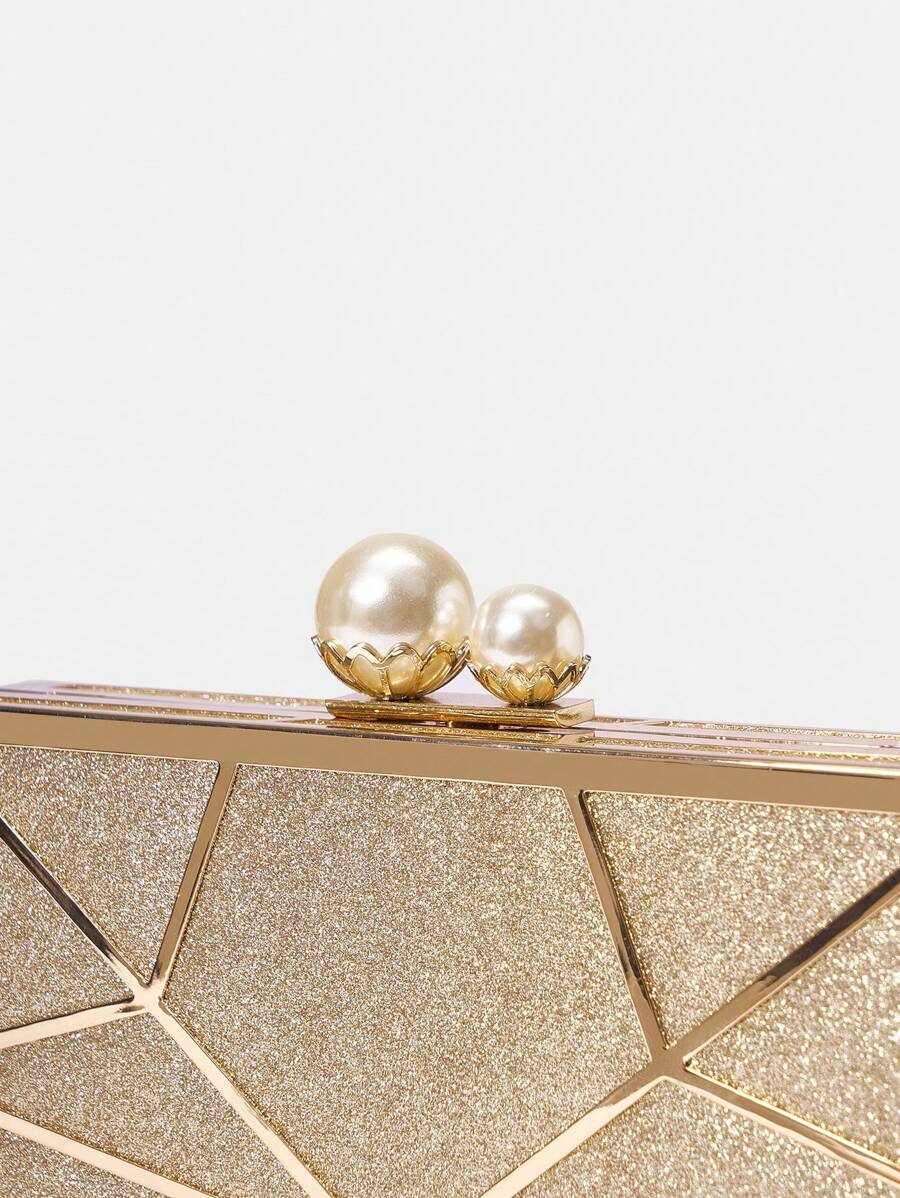 SHEIN Belle Luxury,Elegant,Glitter, Evening Clutch,For Wedding-4