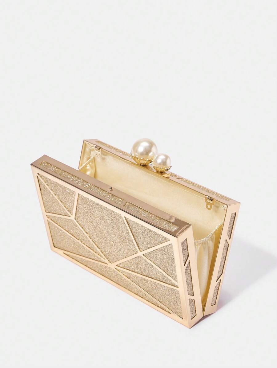 SHEIN Belle Luxury,Elegant,Glitter, Evening Clutch,For Wedding-5